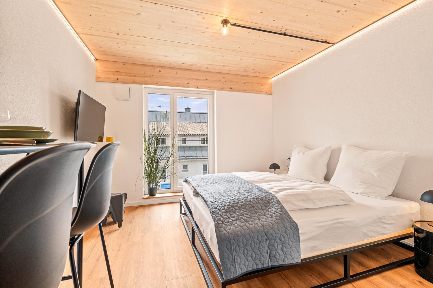 Einzimmer Wohlfuehlapartment Vier Klimatisiert Friedrichshafen Exterior photo